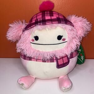 Squishmallow Brina the Bigfoot with Scarf & Hat 8”